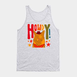 Howdy Cat Tank Top